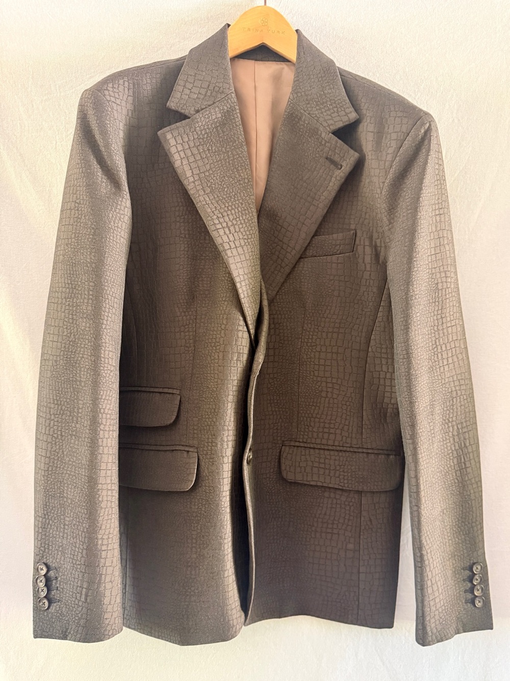 Mr. Turk  “Doheny” Textured Brown Blazer NWOT